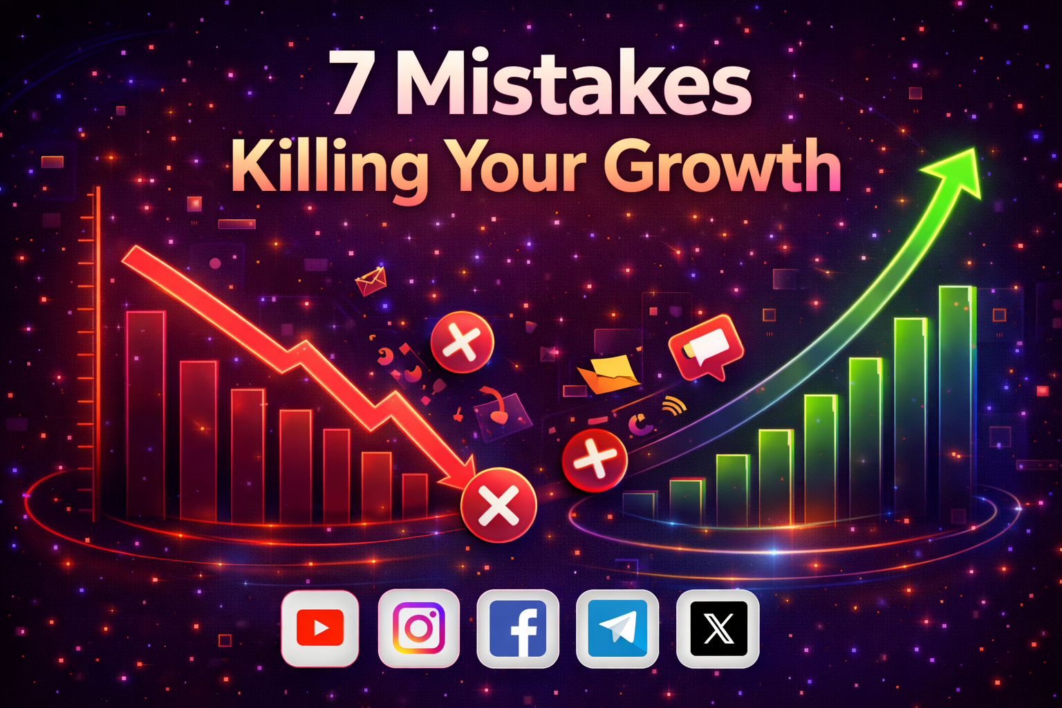 Top 7 Mistakes That Are Killing Your Social Media Growth