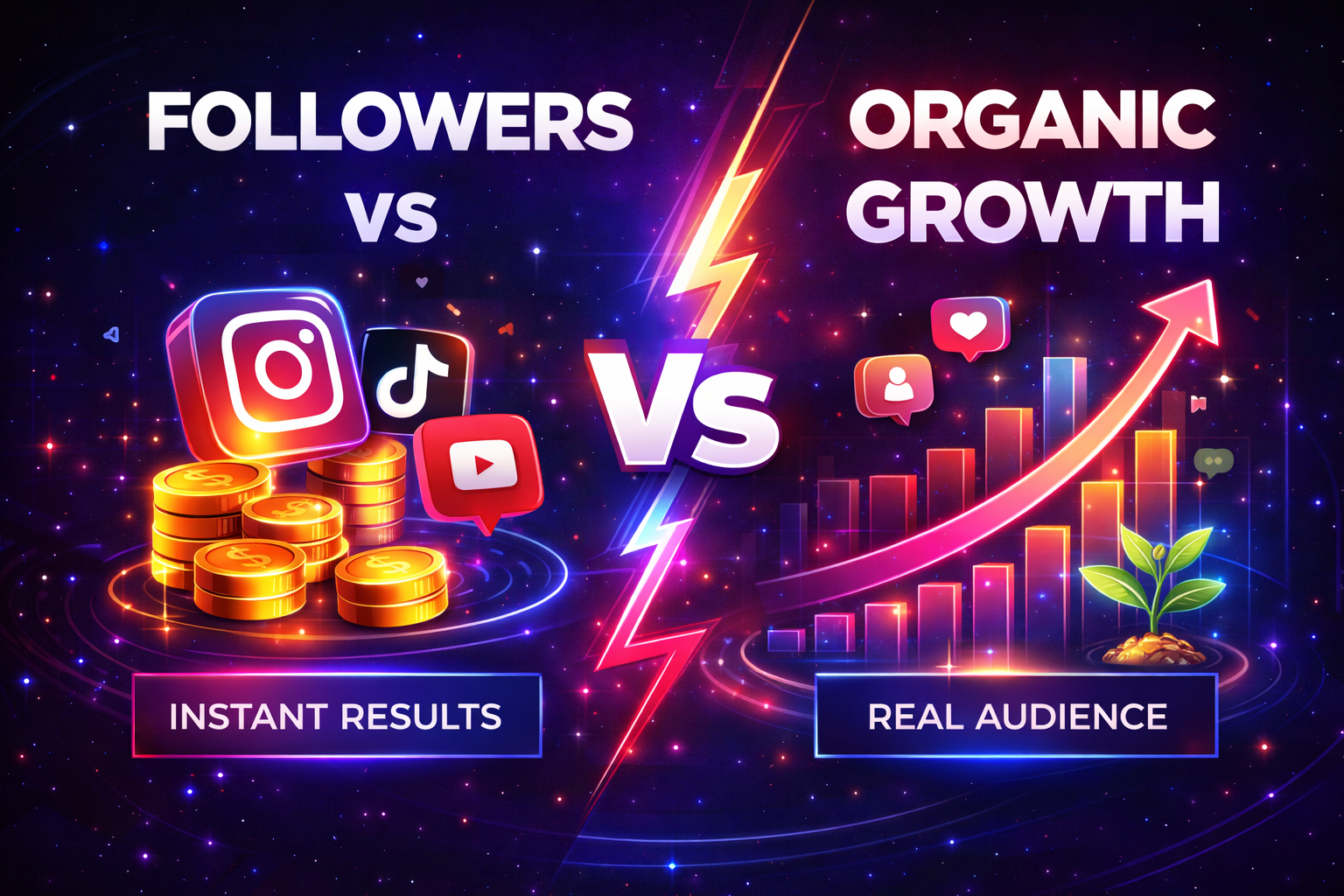 Buy Followers vs Organic Growth (Which is Better?)